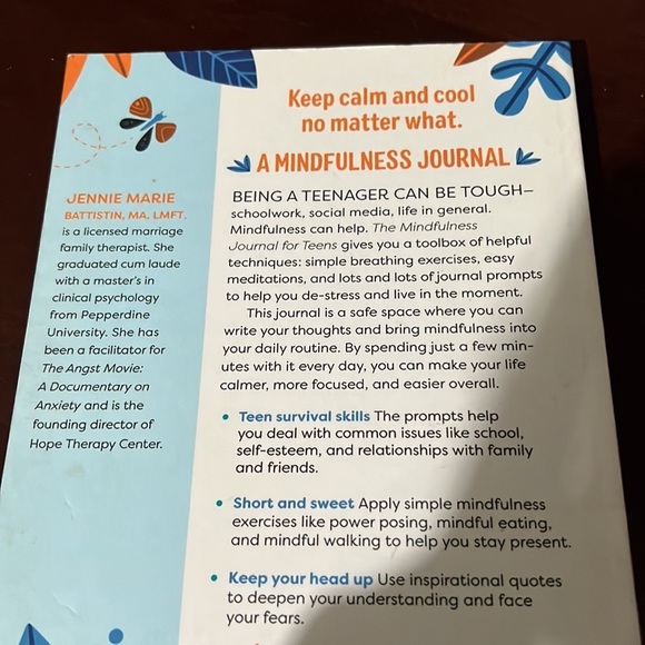 The mindfulness journal  lteens new book activity book calm happy thoughts book - Picture 10 of 14